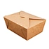Customizable disposable packaging kraft whiteboard takeaway food paper box supplier