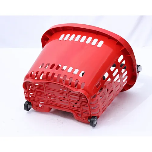plastic shopping basket