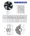 Ywf 300mm Single Phase 220V Cheap Price Suction External Rotor Axial Fan