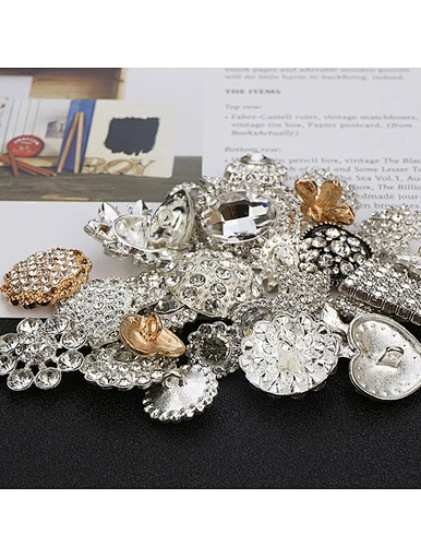 diamond sewing button