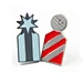matte button pin