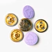 OEM Custom New Design Engraved Heart Shape Logo Brass Metal Spring Press Snap Button For Garments