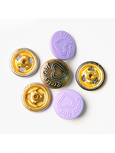 spring type snap button