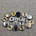 Custom metal snap buttons copper spring press snap button for clothes