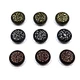 Custom Electroplating Burst Color Antique Gold Antique Silver Red Bronze Snap Button