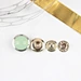 Wholesale high quality rhinestones metal 486# snap button