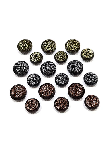 Custom Electroplating Burst Color Antique Gold Antique Silver Red Bronze Snap Button