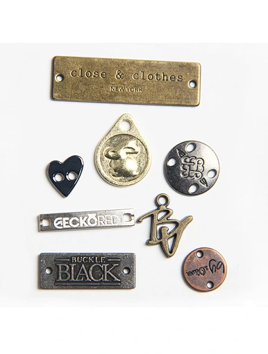 metal label for clothing