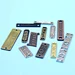 Custom design fashion metal label alloy logo name plate cheap clothing hang tag