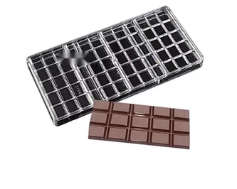 Customized high-quality recyclable and environment-friendly Chocolate Mold, clear and transparent plastic mold