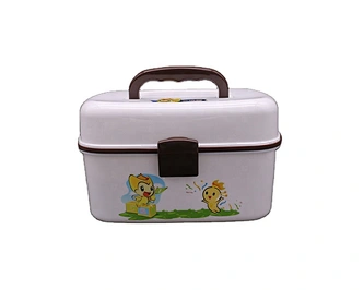Mini decorative key hair accessories ornament small part plastic storage box