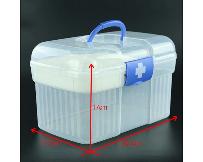 plastic first aid storage box