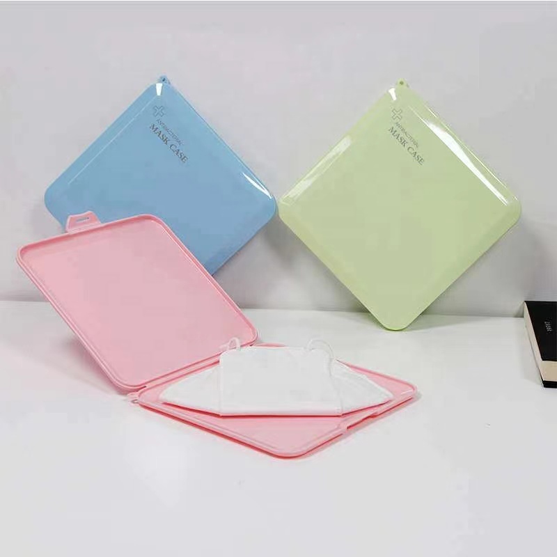 Portable Plastic Eco-Friendly dustproof carry New medical face storage case for maskes