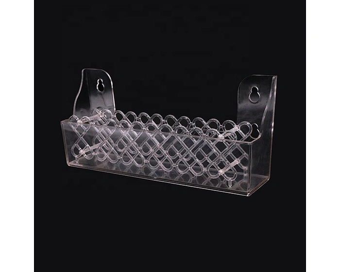 clear plastic flower rack