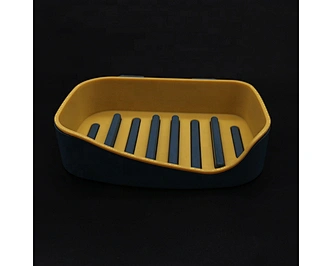 Bathroom accessories bathroom wall mounted plastic soap dish, automatic drainage soap dish, factory wholesale plastic soap box