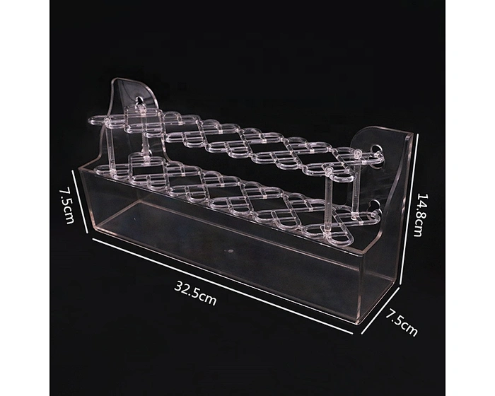clear plastic flower rack