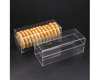 Factory produces wholesale customized waterproof clear transparent candy food cake plastic packaging gift box