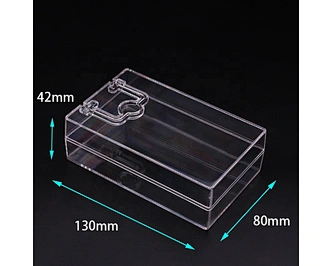 The factory produces customized and wholesale high-quality clear and transparent plastic packaging gift boxes