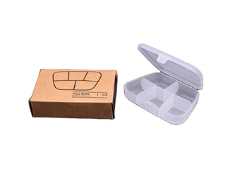 Wholesale custom travel small one day airtight pill box