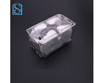 Wholesale customized clear transparent waterproof portable watch box, large custom logo plastic packaging watch gift box