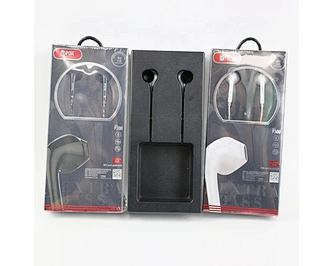 2021 new design headphone case, black ABS packaging boxes for earphone
