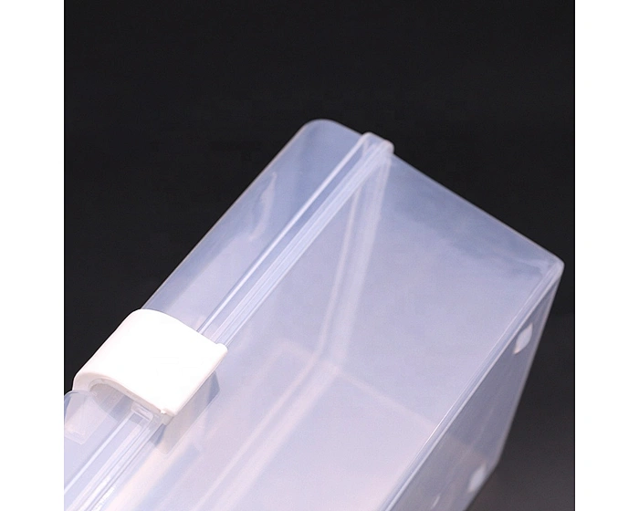 transparent plastic storage box