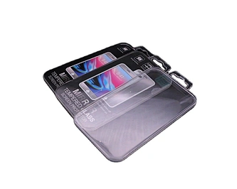Reusable Phone Protective Film Tempered Glass Screen Protector Packaging Box for Mobile Phone Steel Film Packaging Items