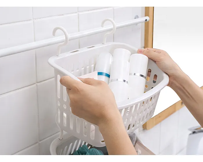 pantry baskets with labels
