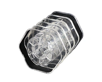 Wholesale plastic fishing line spools transparent plastic empty spools