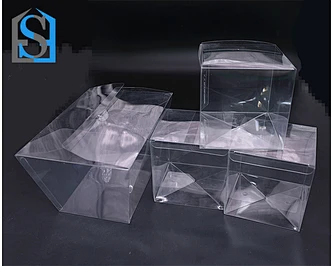 Factory production and wholesale transparent blister soft plastic packaging gift box,Custom logo wholesale PVC box