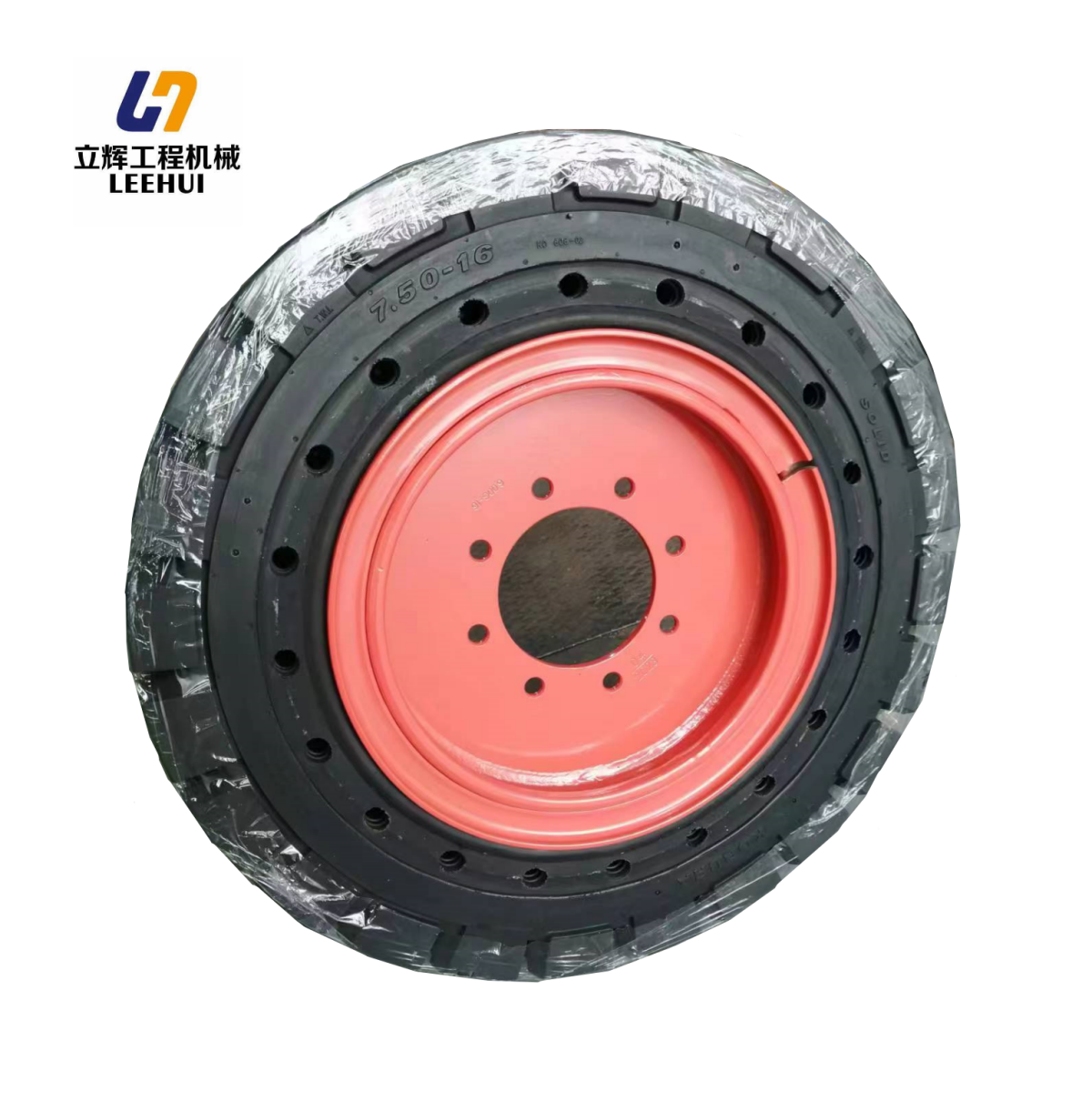 Bobcat sweeper solid wheel
