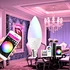 Smart led candle light RGB