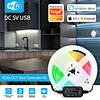 WIFI 5v USB Mini Controller Strip Light Kit 2m Command Smart Voice APP Control RGB+CCT 180leds WaterProof