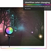 smart zigbee rgb outdoor spotlight