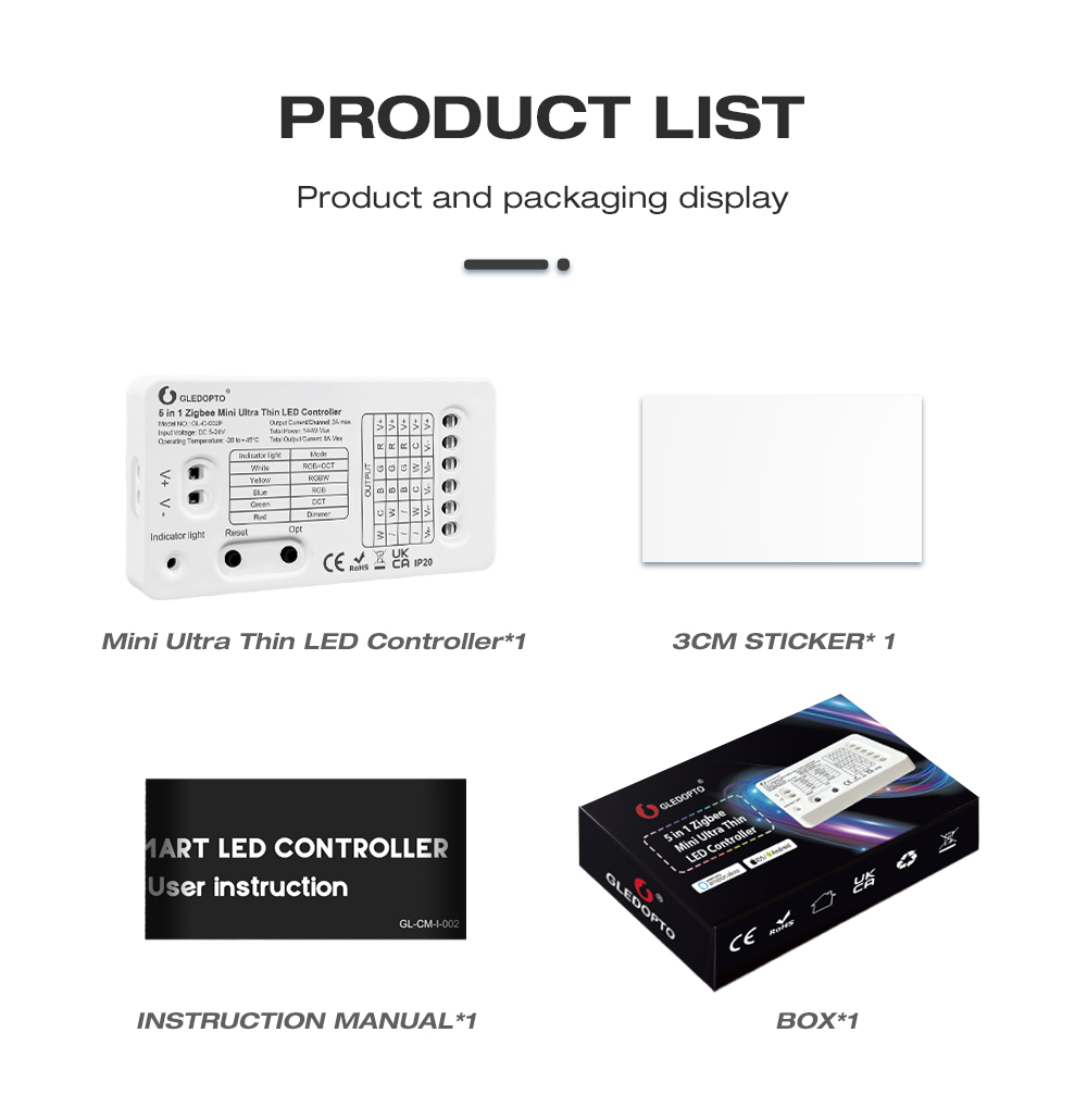 RGB CCT led dimmer