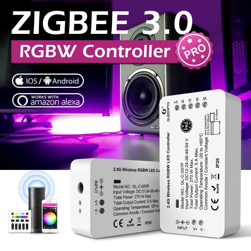 GLEDOPTO Zigbee RGBW led controller