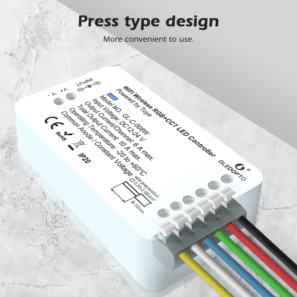 Wifi led controller RGBW led strip