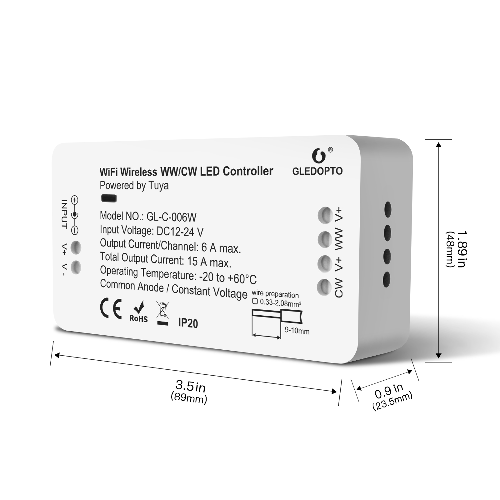 tuya wifi led strip controller