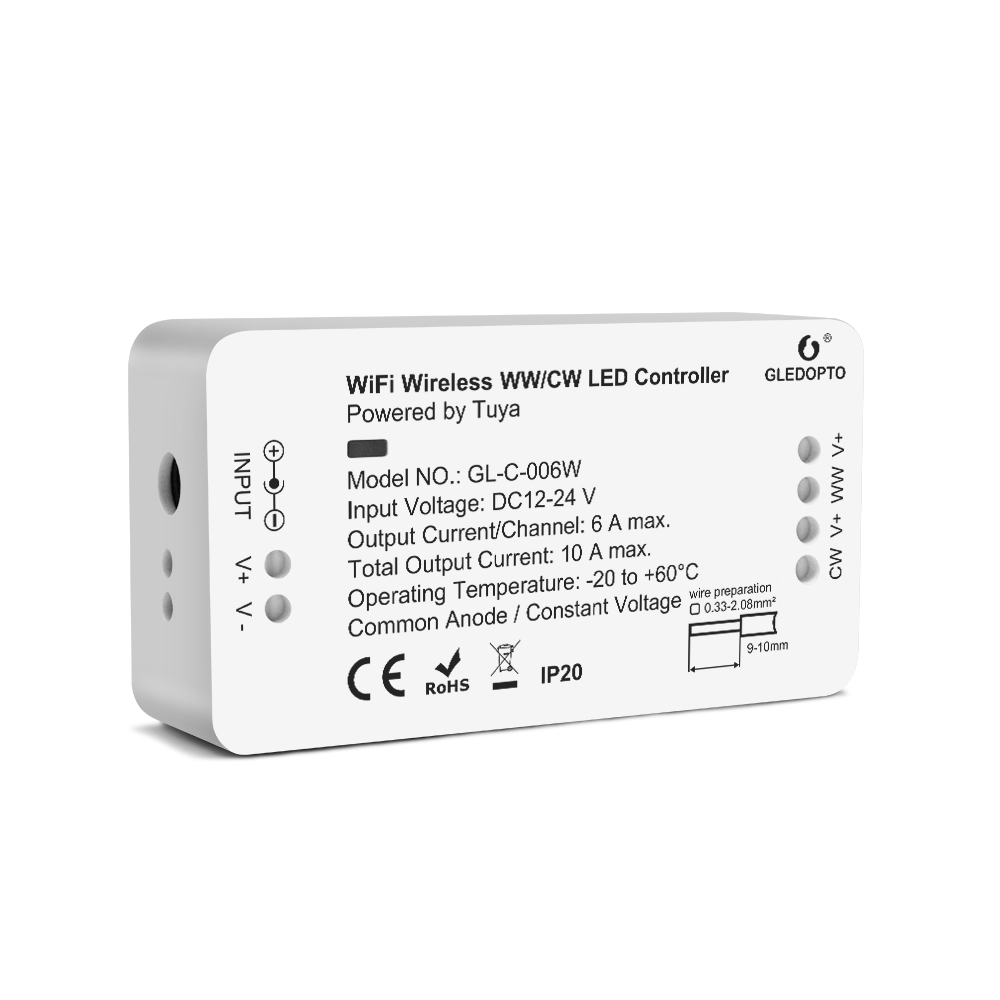 Smart Wifi LED controller ww/cw