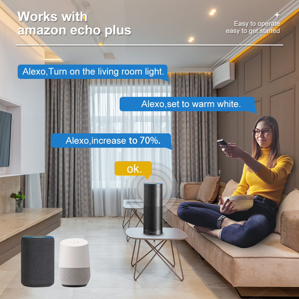 RGB led downlight Zigbee Hue