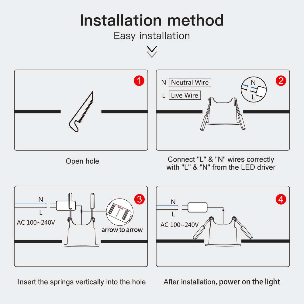 Recessed Led Downlight RGBW