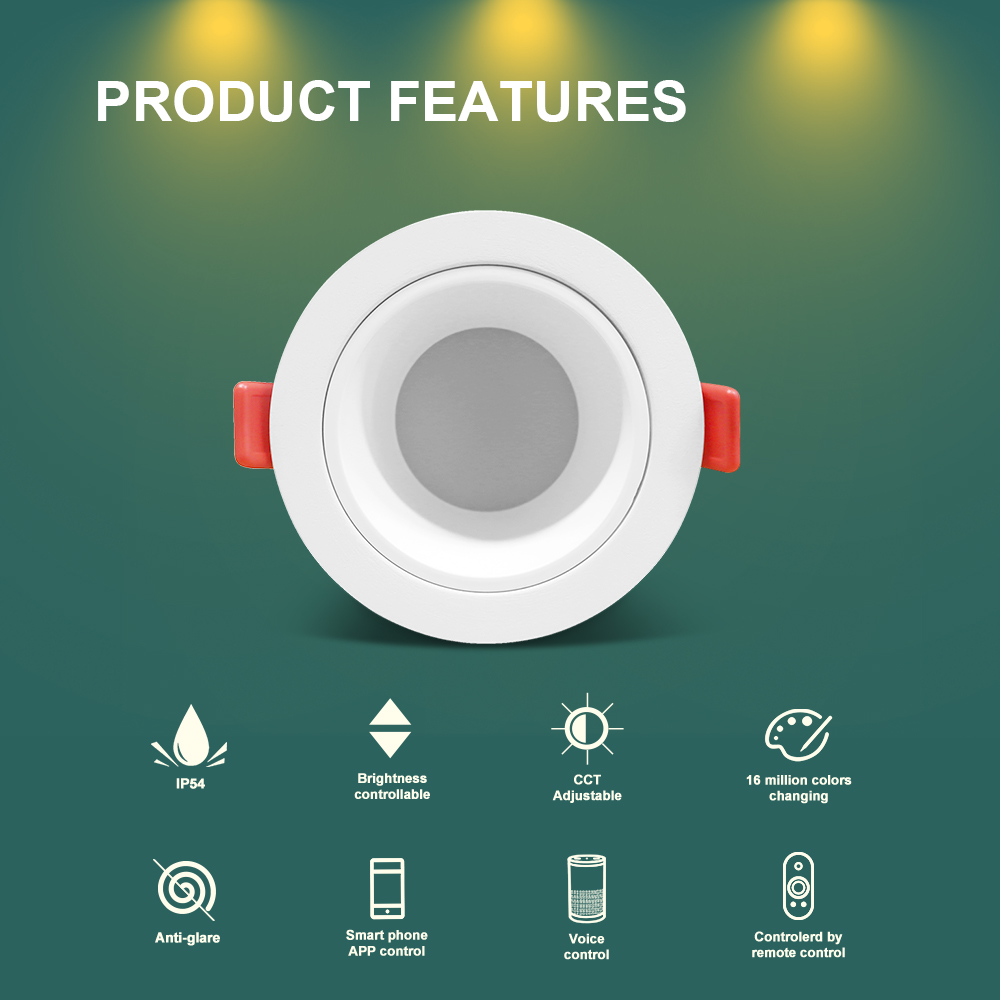 Smart 12W Down light rgbw