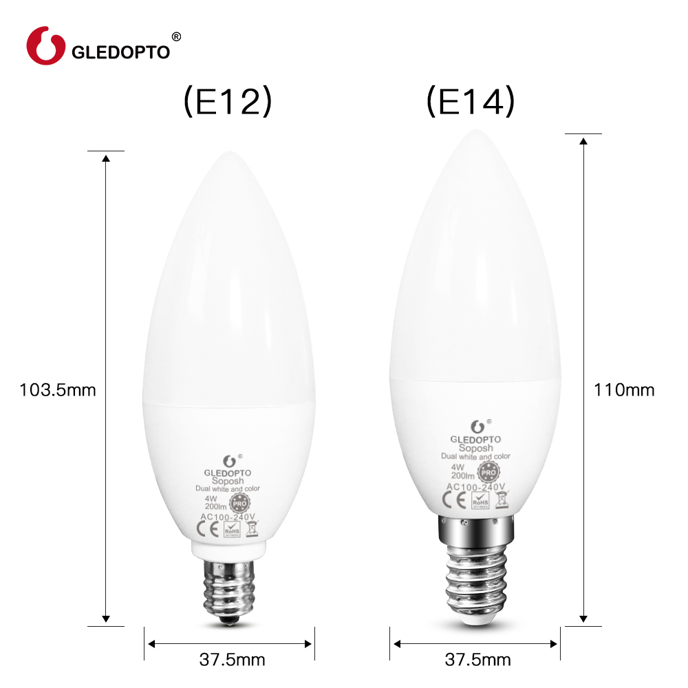 smart zigbee led bulb e14
