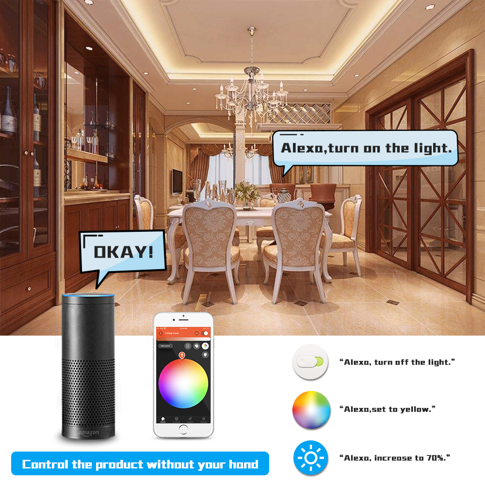 smart zigbee led bulb e14