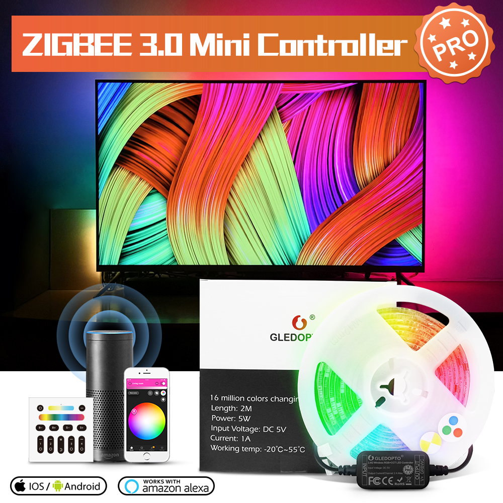 5V led strip zigbee smart control