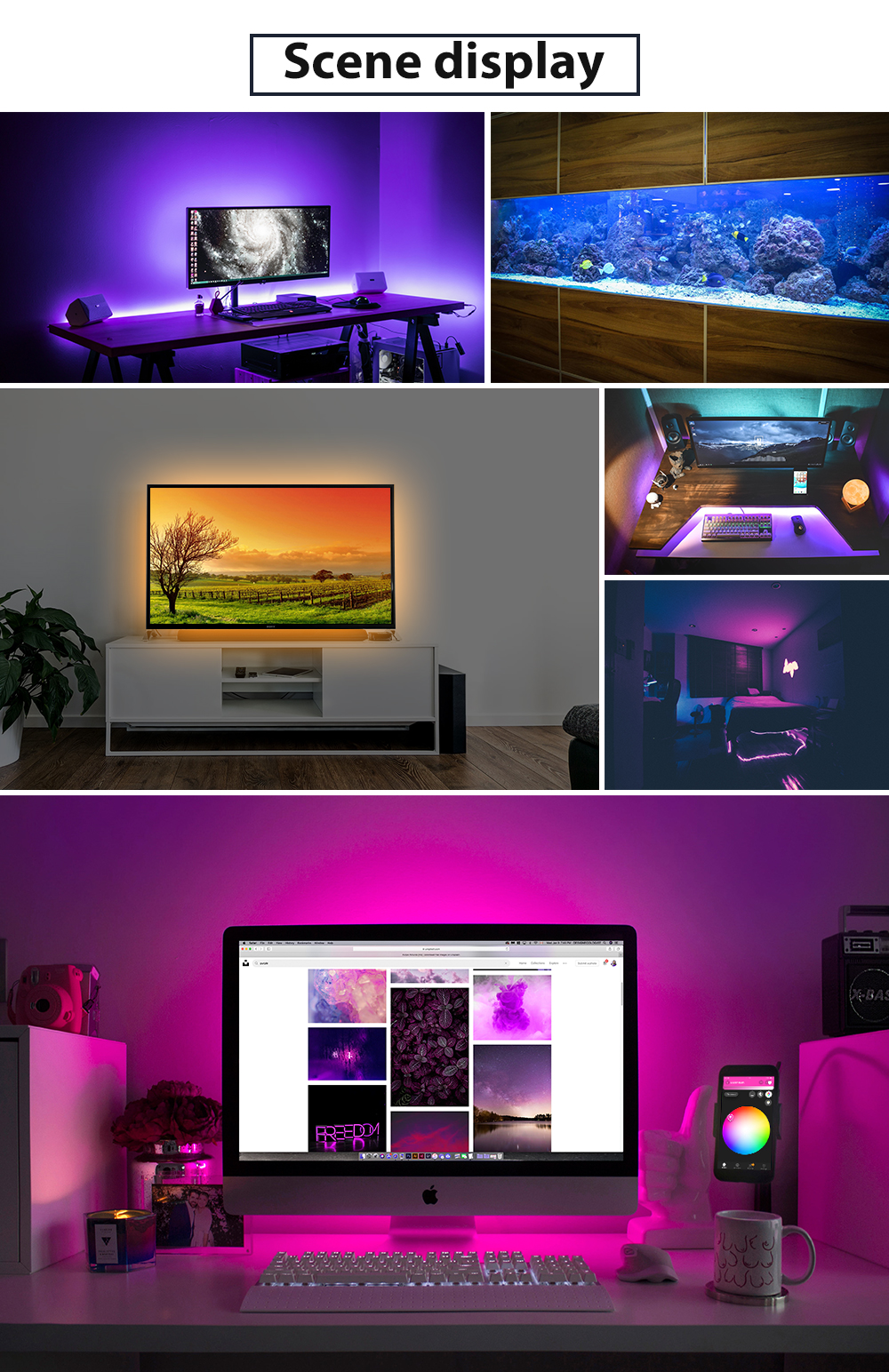5V led strip zigbee smart control