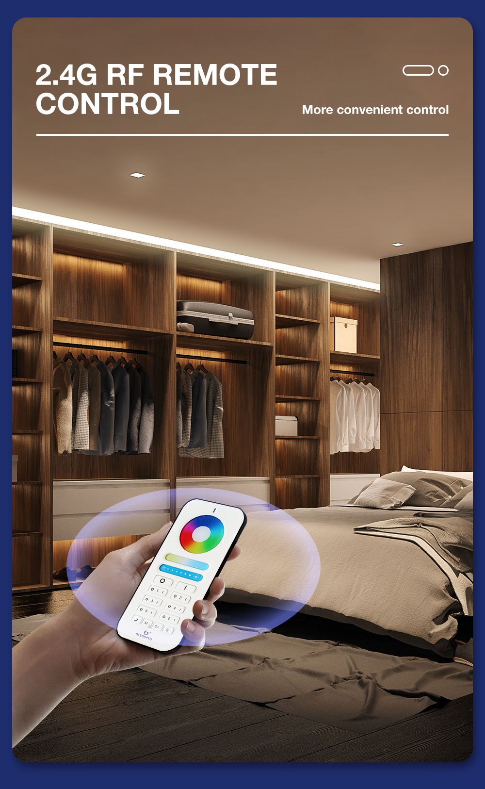 gledopto zigbee led control rgbw strip light