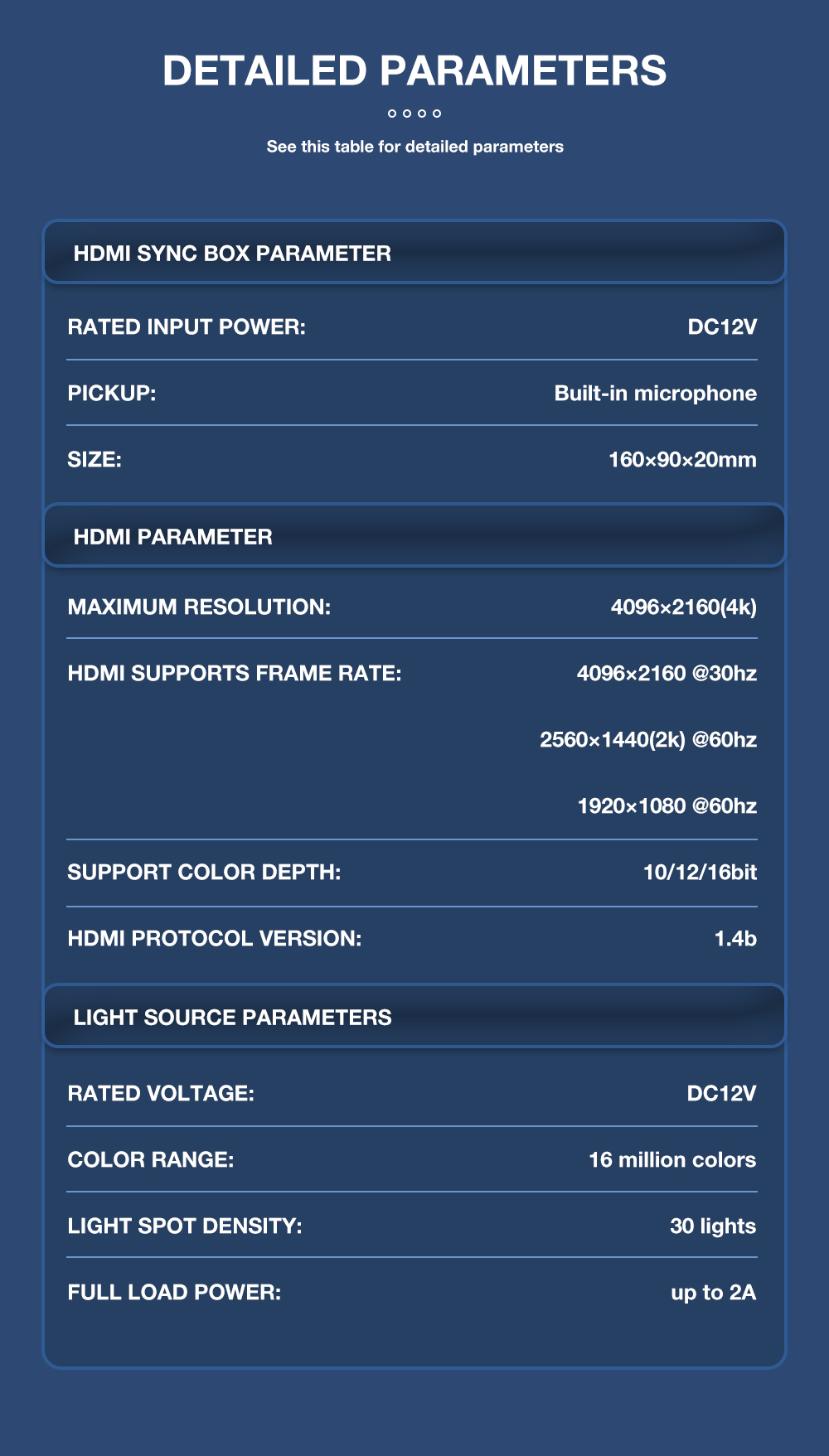 hdmi sync TV ambinent light