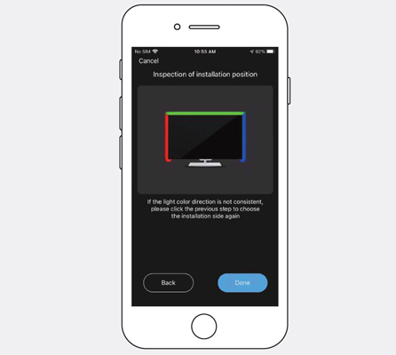 hdmi sync TV ambinent light