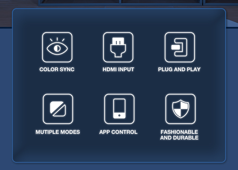 hdmi sync TV ambinent light